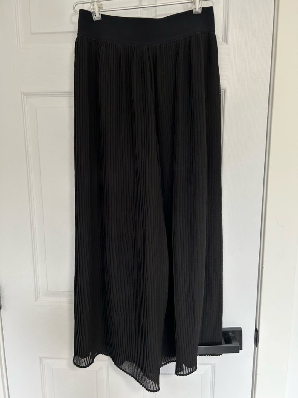 Tristan Black Wide-Leg Pants - Picture 2 of 7